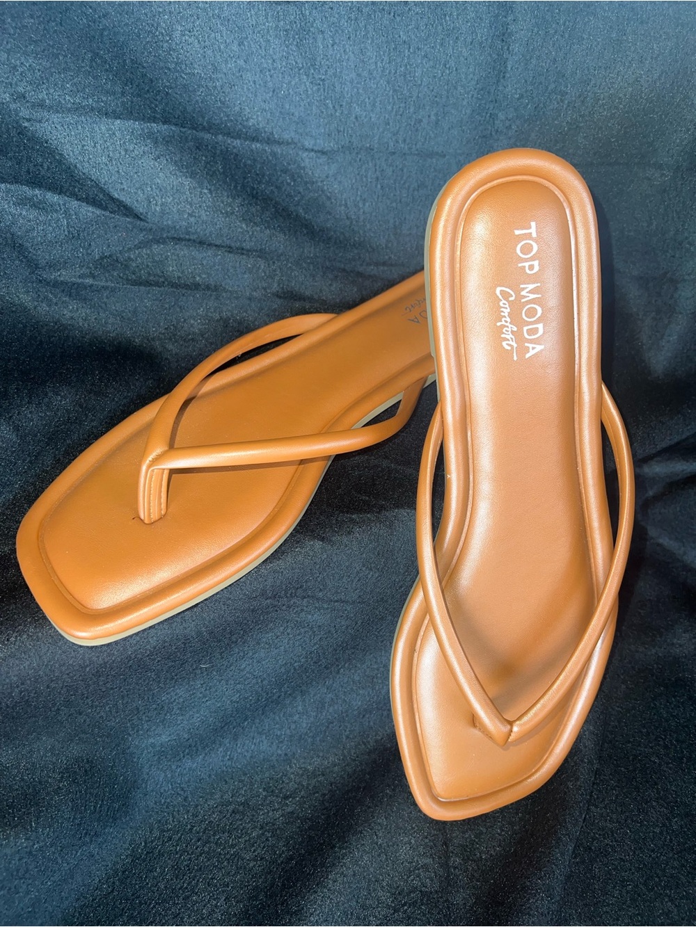 Top Moda Priscilla-5 Sandal in Tan size 10